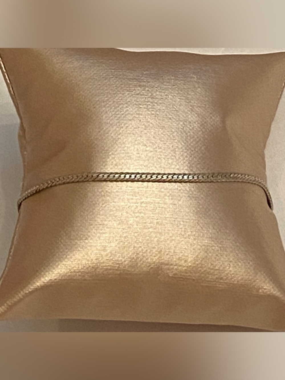 BRACELET FLAT CHAIN STERLING SILVER 7” 2.3g